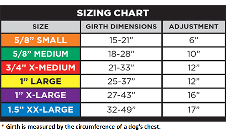 Company top harness sizing
